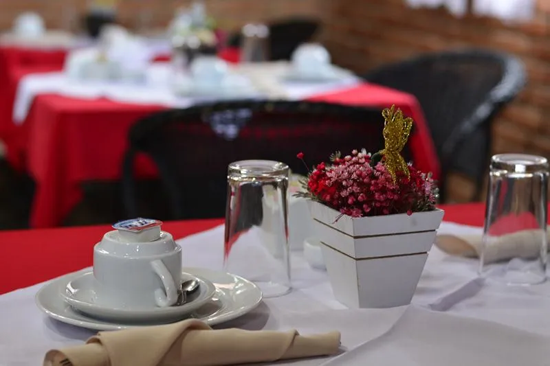 Mesa do café da manhã